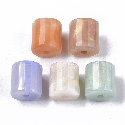 Opaque Acrylic Beads OACR-T020-052-1