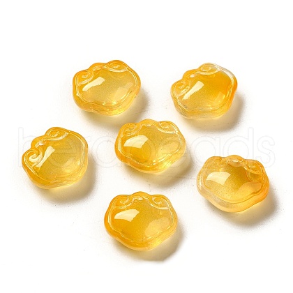Transparent Glass Pendants GLAA-D025-08F-1