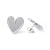 304 Stainless Steel Stud Earring for Women EJEW-I285-32P-2