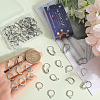 SUNNYCLUE 60Pcs 3 Styles 304 Stainless Steel Leverback Earring Findings STAS-SC0008-14-3