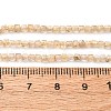 Natural Gold Rutilated Quartz  Beads Strands G-B142-C03-2x2mm-5
