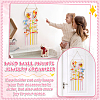   1Pc Arch/Cat Shape Wood Wall Mounted Jewelry Organizer DIY-PH0022-99B-6