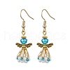 Angel Handmade Glass Seed Beads Dangle Earrings for Women EJEW-MZ00395-05-2