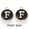Golden Plated Alloy Charms ENAM-SZ0001-25B-F-3