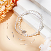BENECREAT 925 Sterling Silver Tube Beads STER-BC0002-18E-5