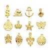 Tibetan Style Alloy Pendants TIBEP-MSMC003-G-1