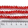 Baking Painted Imitation Jade Glass Bead Strands X-DGLA-A034-J6MM-A32-5