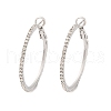 Brass Micro Pave Cubic Zirconia Stud Earrings EJEW-R025-32P-4
