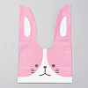 Kawaii Bunny Plastic Bags ABAG-WH0002-25-1