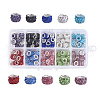 Polymer Clay Rhinestone European Beads FPDL-JP0001-01-1