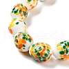 Handmade Lampwork Beads Strands LAMP-Q036-08C-3