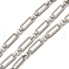 304 Stainless Steel Rectangle Link Chains CHS-C016-09P-1