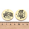 201 Stainless Steel Pendants STAS-T064-37G-2-3
