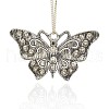 Vintage Butterfly Pendant Necklace Findings TIBE-M001-80H-2