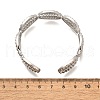 Brass Cuff Bangles for Women BJEW-U018-02P-5