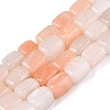 Natural Pink Aventurine Beads Strands G-T138-92-4
