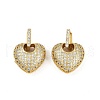 Brass Micro Pave Cubic Zirconia Pendants KK-S526-32G-1