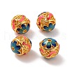 Hollow Alloy Beads ENAM-L039-22MG-01-1