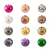 Craftdady 120Pcs 12 Style Electroplated Natural Lava Rock Beads Strands G-CD0001-01B-3