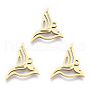 201 Stainless Steel Pendants STAS-T052-45G-3
