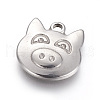 Tarnish Resistant 304 Stainless Steel Pendants STAS-I105-49P-1