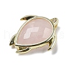 Natural Rose Quartz Pendants G-U019-02G-02-2