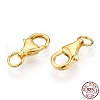 925 Sterling Silver Lobster Claw Clasps STER-T004-82B-G-4