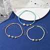 Glass Beaded Bracelets BJEW-JB10218-03-2