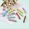 Opaque Acrylic Twist Chains Hair Barrettes PHAR-JH00076-4