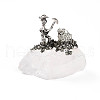 Natural Quartz Crystal Cluster Base Sculpture G-N347-03E-3