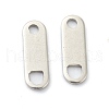 201 Stainless Steel Chain Tabs STAS-G245-06B-3