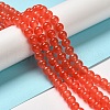 Baking Painted Imitation Jade Glass Round Bead Strands DGLA-Q021-8mm-32-1