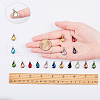 SUNNYCLUE Alloy Glass Pendants PALLOY-SC0002-32-3