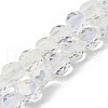 Electroplate Glass Beads Strands EGLA-L045-G-AB01-1