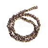 Electroplate Glass Beads Strands EGLA-C005-03I-2