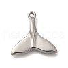 Anti-Tarnish 304 Stainless Steel Pendants STAS-M075-19P-1