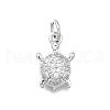 Brass Micro Pave Cubic Zirconia Pendants KK-K400-41P-1