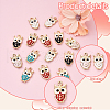 10Pcs Alloy Enamel Pendants ENAM-YW0004-59-5