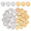   60Pcs 2 Colors 304 Stainless Steel Charms STAS-PH0005-87-1