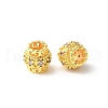 Brass Micro Pave Cubic Zirconia Bead KK-U067-08G-05-1