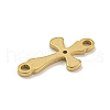 Ion Plating(IP) 201 Stainless Steel Connector Charms STAS-S146-05G-2