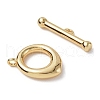 Brass Toggle Clasps KK-P223-20G-2