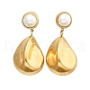 304 Stainless Steel Stud Earrings EJEW-R020-02G-01-4