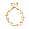 304 Stainless Steel Link Bracelets for Women BJEW-Z125-03G-01-2