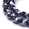 Non-magnetic Synthetic Hematite Beads Strands G-F613-01-D-2