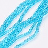 Transparent Glass Beads Strands X-GLAA-R135-2mm-08-1