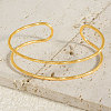 304 Stainless Steel Double Layer Bangles for Women II5944-2-2
