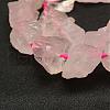 Natural Rose Quartz Beads Strands G-E382-02B-1