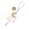 Alloy Moon Window Hanging Prism Ornaments HJEW-TA00284-01-3
