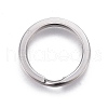 Tarnish Resistant 304 Stainless Steel Split Key Ring Clasps STAS-L226-007C-2